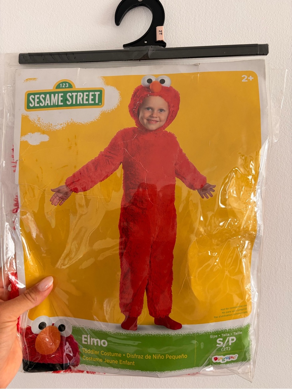 Sesame Street Elmo Plush Toddler Costume - Bright Red